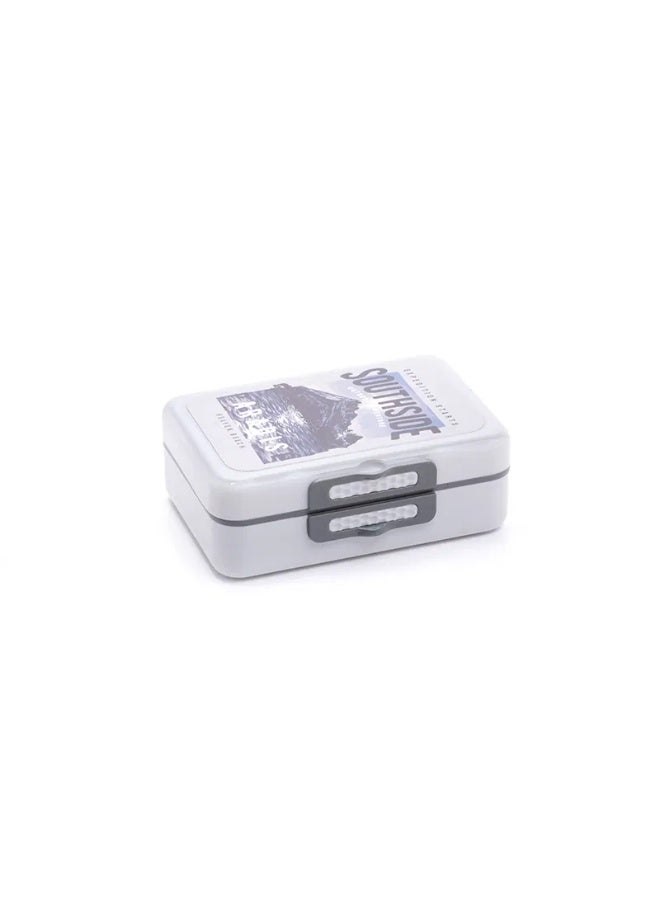 White plastic lunch box Size 1000 ml